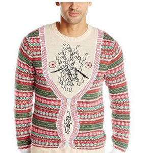 Alex Stephen's Hairy Christmas Sweater - Size M
